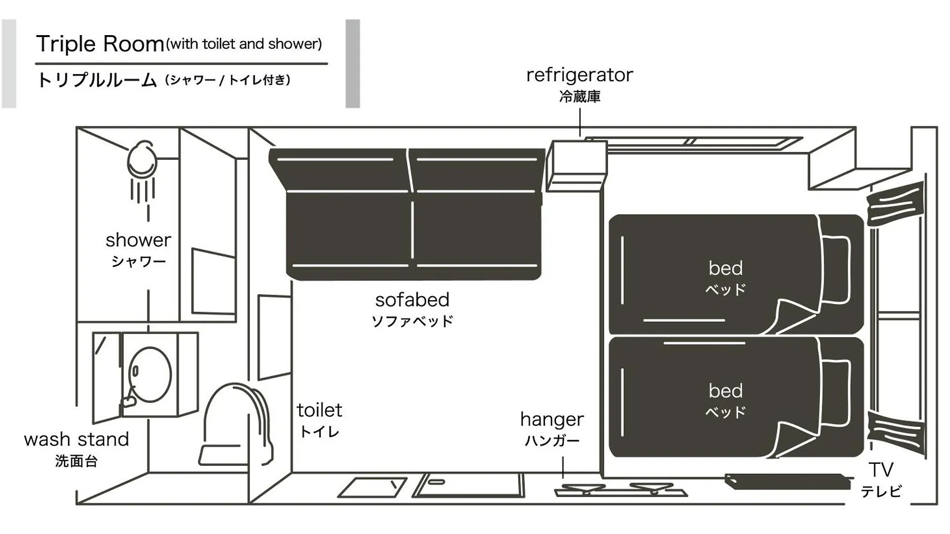 Hotel Plus Hostel 札幌市 0*,